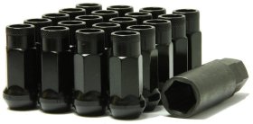 Muteki SR48 20 piece Genesis Coupe Lug nut set – Black 12x1.50