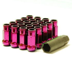 Muteki SR48 20 piece Genesis Coupe Lug nut set - Pink 12x1.50