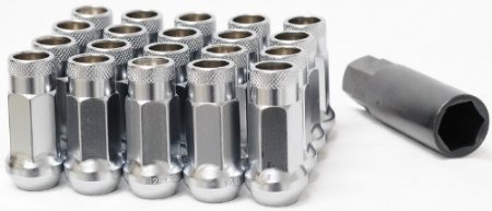 (image for) Muteki SR48 20 piece Genesis Coupe Lug nut set - Silver 12x1.50