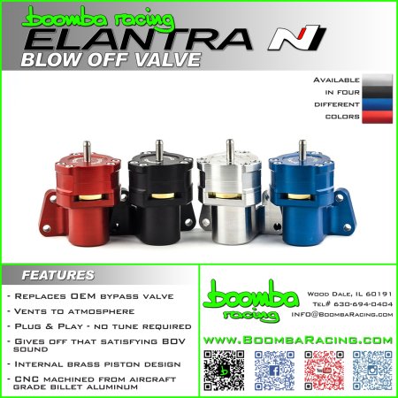 (image for) Boomba Racing Elantra N Blow Off Valve 2022 – 2023