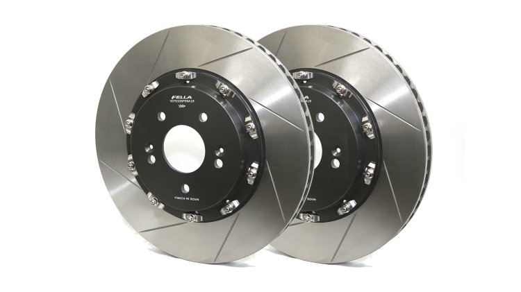 (image for) Fella Elantra N 2 Piece Full Floating Rotors – Front Pair 2022 – 2024