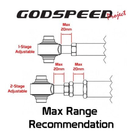 (image for) Godspeed Genesis Coupe Adjustable Front Tension Arms 2010 – 2016