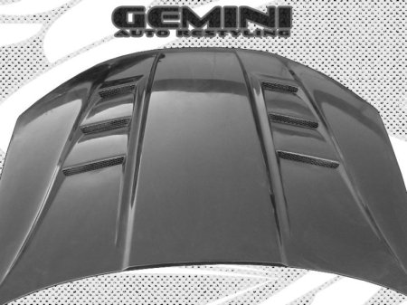 (image for) Gemini Genesis Coupe Vented Fiberglass Hood 2013 - 2016