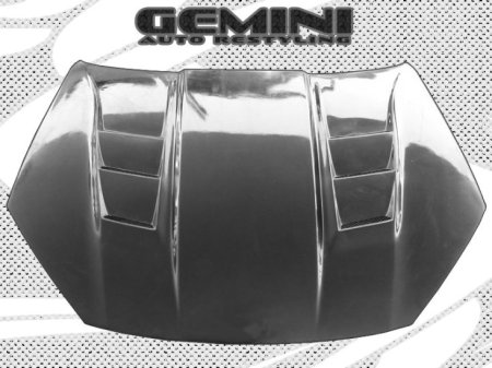 (image for) Gemini Genesis Coupe Vented Fiberglass Hood 2013 - 2016