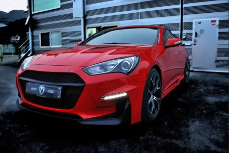 (image for) M&S Genesis Coupe Hyper-G Type A ABS Plastic Front Bumper 2013 - 2016