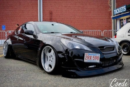 (image for) Monster Service Genesis Coupe V2 Wide Body Front Flares 2010 - 2016