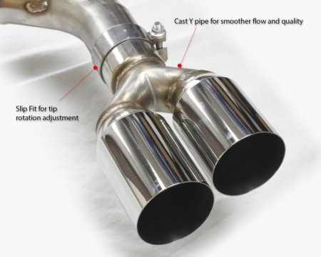 (image for) MXP Performance Genesis Coupe 2.0T RACE Cat Back Exhaust System 2010 - 2014