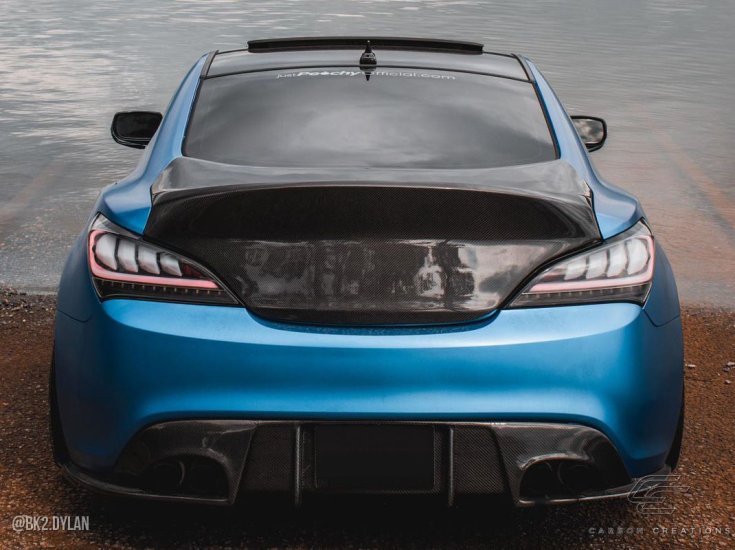 (image for) Carbon Creations Genesis Coupe Speedster Carbon Fiber Rear Diffuser 2010 - 2016