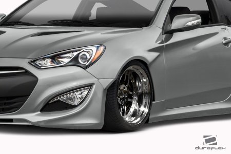 (image for) Extreme Dimensions Genesis Coupe MSR V1 Wide Body Front Flares 2010 - 2016