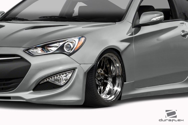 (image for) Extreme Dimensions Genesis Coupe MSR V1 Wide Body Front Flares 2010 - 2016 - Click Image to Close