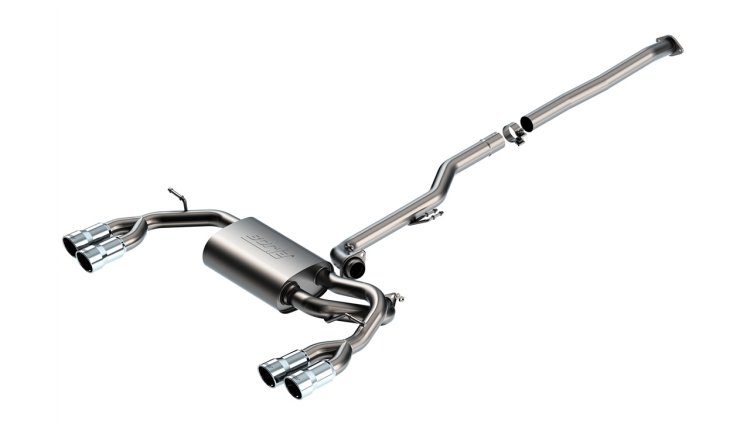 (image for) Borla Genesis Coupe 2.0T Stainless Steel Cat Back Exhaust System 2010 - 2014 - Click Image to Close