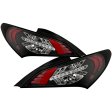 (image for) Spyder Auto Genesis Coupe Black Housing LED Tail Lights 2010 - 2016