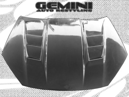 (image for) Gemini Genesis Coupe Vented Fiberglass Hood 2013 - 2016