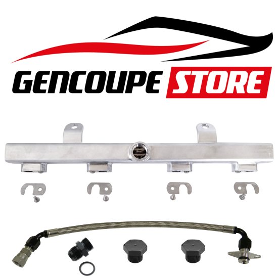 (image for) Gencoupe Store Genesis Coupe 2.0T Returnless Billet Fuel Rail Kit - Click Image to Close