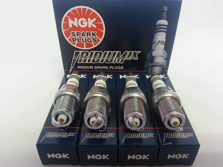 (image for) NGK Genesis Coupe 2.0T Stock Heat IRIDIUM SPARK PLUGS Set of 4 2010 - 2014 - Click Image to Close