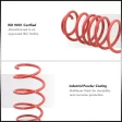 (image for) JDM Sport Genesis Coupe Red Lowering Springs Set 2010 - 2016