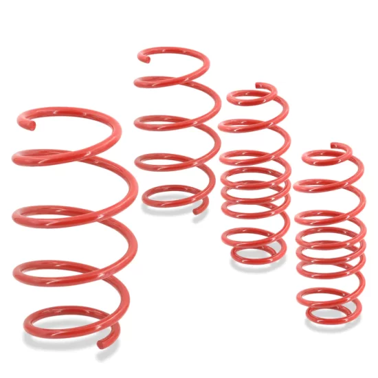 (image for) JDM Sport Genesis Coupe Red Lowering Springs Set 2010 - 2016 - Click Image to Close