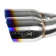 (image for) Spec-D Tuning Genesis Coupe 2.0T STAINLESS STEEL Burnt Tips Cat Back Exhaust System 2010 - 2014