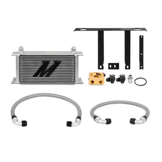 (image for) Mishimoto Genesis Coupe 2.0T Silver Thermostatic Oil Cooler Kit 2010 – 2014 - Click Image to Close