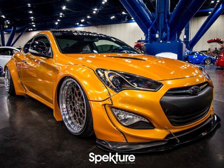 (image for) Remake Genesis Coupe BK2 Wide Body Front Flares 2013 - 2016