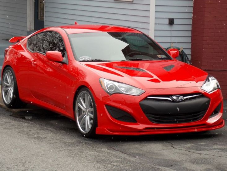 (image for) Sarona Genesis Coupe Front Lip 2013 - 2016 - Click Image to Close