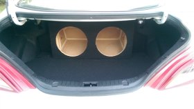 (image for) Zenclosures Dual 12 inch Subwoofer Enclosure Genesis Coupe 2010 - 2016