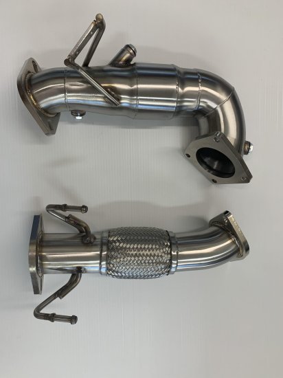 (image for) Depo Racing Kona N Downpipe with Hi Flow Cat 2022 – 2023