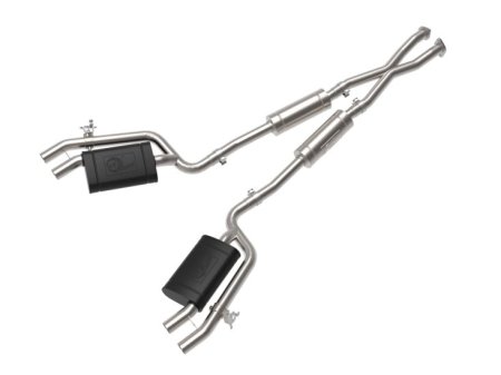 (image for) AFE Gemini Kia Stinger 3.3 Cat Back Exhaust Systems with Cut Out 2018 – 2023