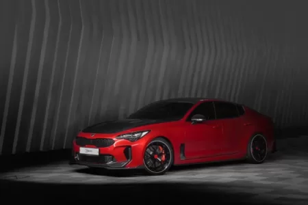 (image for) ADRO KIA STINGER Carbon Fiber V2 Front Lip 2018 – 2023