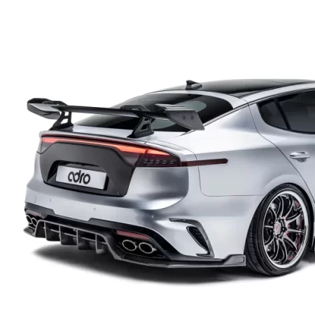 (image for) ADRO KIA STINGER GT FINAL EDITION CARBON FIBER AT-R2 SWAN NECK WING 2018 – 2023