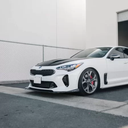 (image for) ARK Performance Kia Stinger Legato Carbon Fiber Front Lip 2018 – 2023