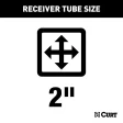 (image for) Curt Manufacturing Santa Cruz Class 3 Trailer Hitch 2” Receiver 2022 – 2023