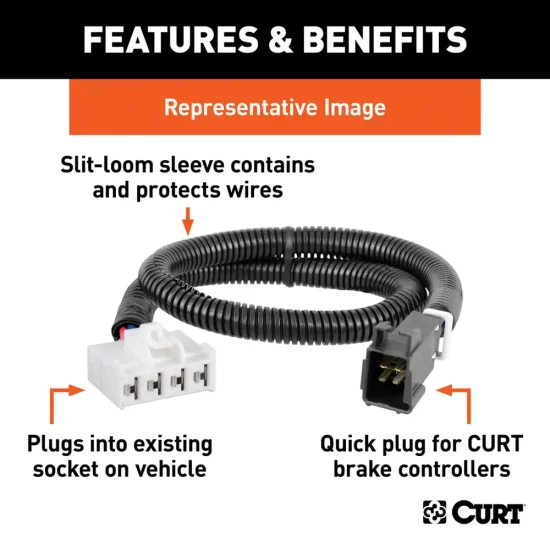 (image for) Curt Manufacturing Santa Cruz Brake Controller Harness 2022 – 2023 - Click Image to Close