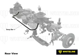 Whiteline KIA Stinger & Genesis G70 18mm REAR Adjustable Sway Bar 2018 – 2023