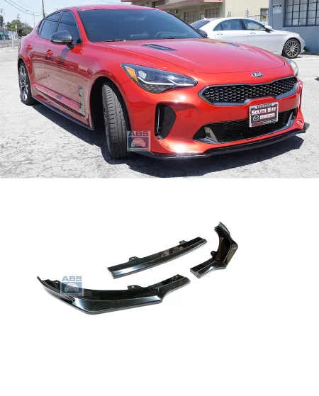 (image for) ABS Dynamics Kia Stinger ABS PLASTIC Front Lip 2018 – 2023