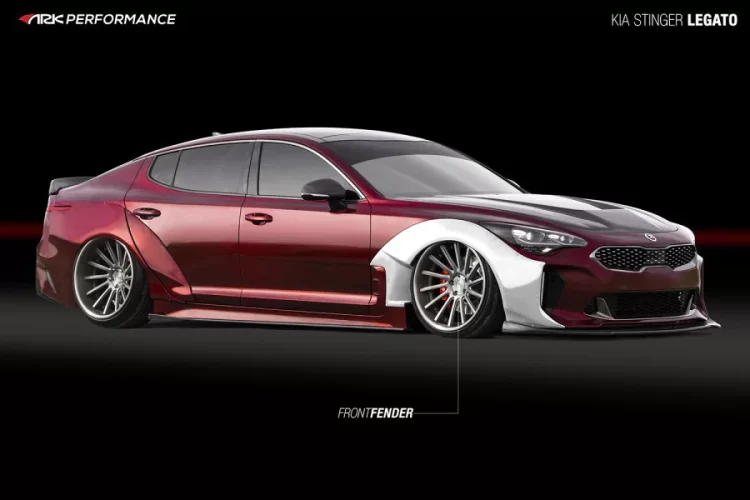 (image for) Ark Performance KIA Stinger Legato Front Wide Body Kit 2018 – 2023 - Click Image to Close