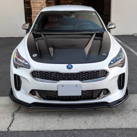 (image for) ARK Performance Kia Stinger Legato Carbon Fiber Front Lip 2018 – 2023 - Click Image to Close