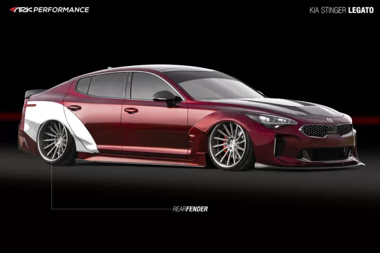 (image for) Ark Performance KIA Stinger Legato Rear Wide Body Kit 2018 – 2023 - Click Image to Close