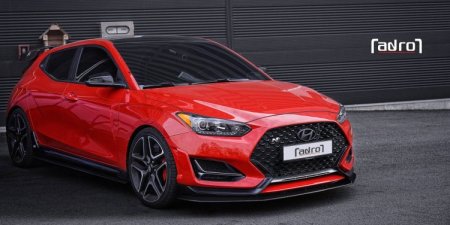 (image for) ADRO Veloster N V1 Carbon Fiber Side Skirts 2019 – 2022